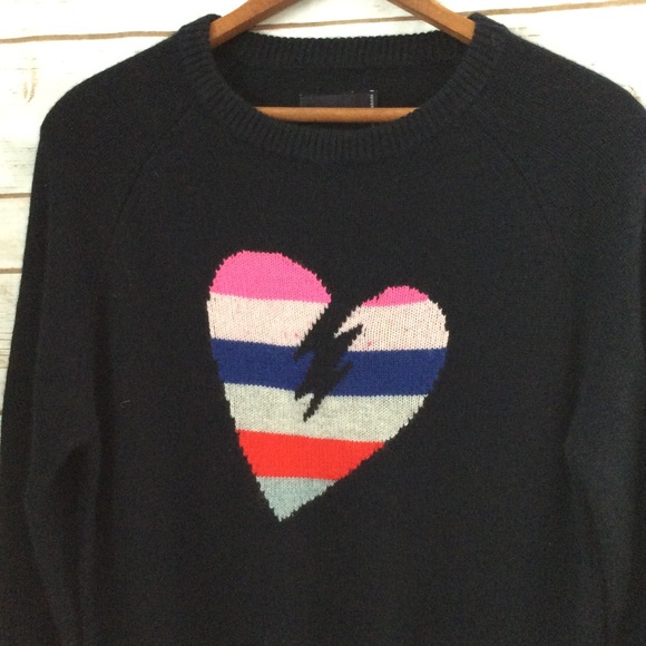 Zadig & Voltaire Baly Graphic Cashmere Sweater - Picture 3 of 6